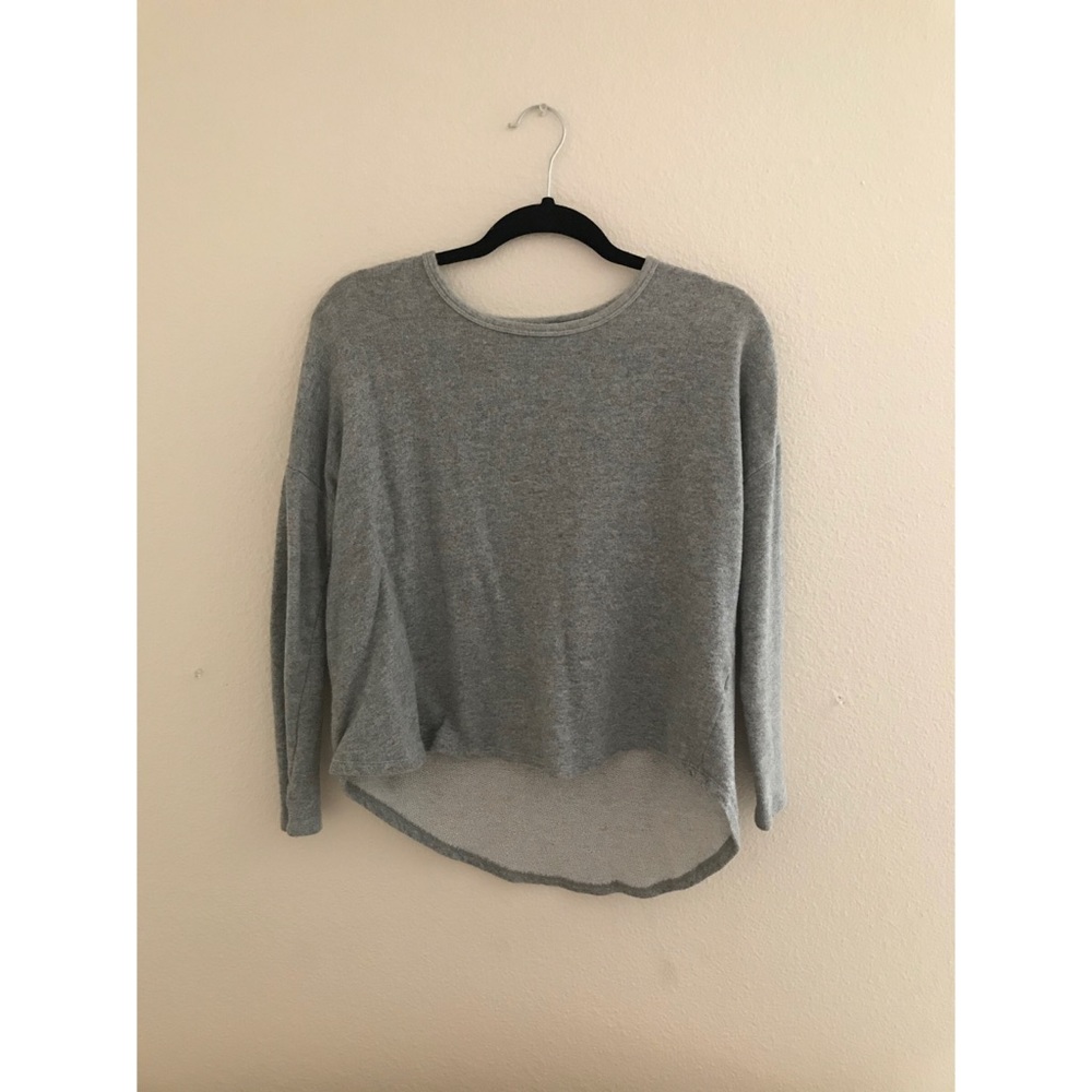 Forever 21 Low-High Grey Sweater